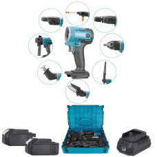 Компактний набір Instrumentop: 10 у 1 акумуляторних інструментів